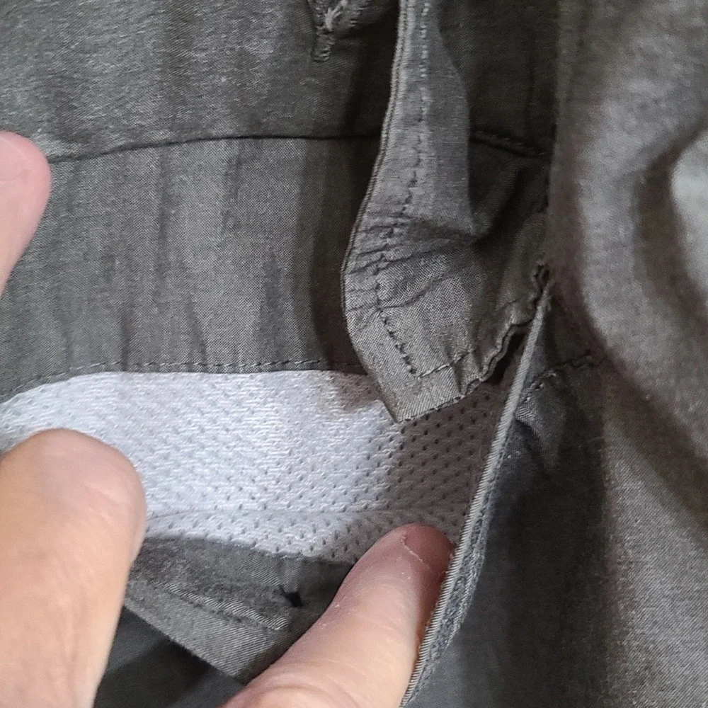 RVCA Mens Board Shorts Swim Casual Gray Pockets‎  SZ 36 GUC READ